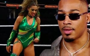 Carmelo Hayes Reacts to Kelani Jordan’s Tough Loss at NXT Halloween Havoc