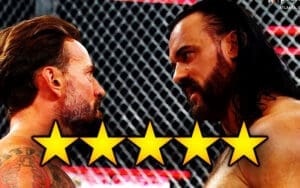 CM Punk vs. Drew McIntyre Hell in a Cell Match at WWE Bad Blood Earns Rare 5-Star Rating