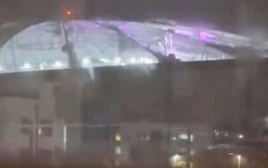 Former WWE ThunderDome Venue Tropicana Field's Roof Sustains Heavy Damage from Hurricane Milton