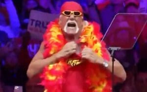 Hulk Hogan Struggles to Rip His Shirt at Donald Trump Rally