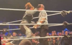 Nia Jax Ties Up Referee Dan Engler with Tape at WWE Live Event