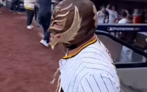 Rey Mysterio Rallies Fans at Padres Game in Surprise Appearance