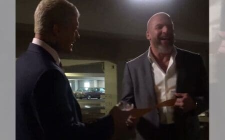 WWE Bad Blood Opening Video Blooper Reel Showcases Triple H Flubbing Hilarious Takes With Cody Rhodes