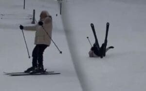 Ric Flair Shares Hilarious Video of Skiing Wipe Out