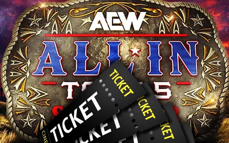 AEW All In Texas Tickets Move Under 10,000 in First Count