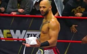 AEW Fans Pelt Ricochet With Toilet Paper During 12/21 Collision AEW Fans Pelt Ricochet With Toilet Paper During 12/21 Collision