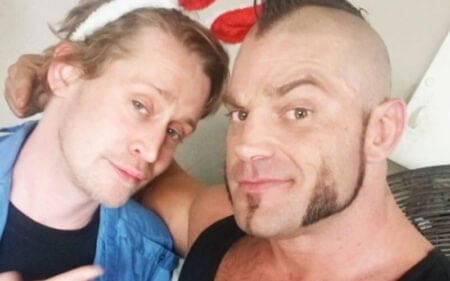 Brian Cage Links Up with "Home Alone" Star Macaulay Culkin for Festive Christmas