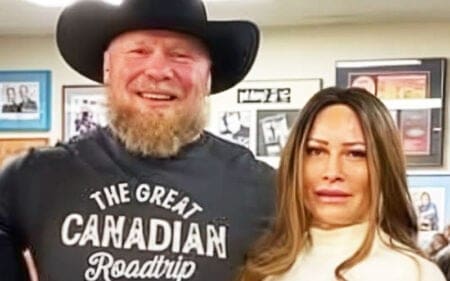 Brock Lesnar Spotted with His Wife Sable During WWE Hiatus