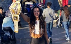 Chelsea Green Takes Her Women’s U.S. Title Belt on a Disney Adventure