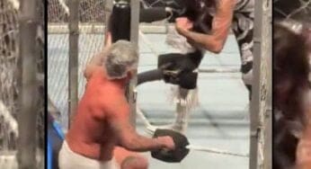 CM Punk Storms MSG in a Towel to Save Damian Priest After Steel Cage Match