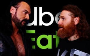Drew McIntyre’s Savage Uber Eats Meme Escalates Feud with Sami Zayn Drew McIntyre’s Savage Uber Eats Meme Escalates Feud with Sami Zayn
