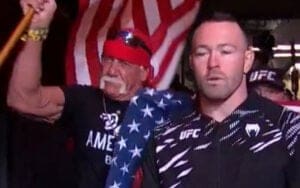 Hulk Hogan Joins Colby Covington's Walkout at UFC Tampa Event