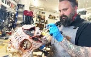 Jason Baker Reveals Behind-the-Scenes Photos of Creating The Fiend for Bray Wyatt Documentary