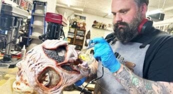 Jason Baker Reveals Behind-the-Scenes Photos of Creating The Fiend for Bray Wyatt Documentary