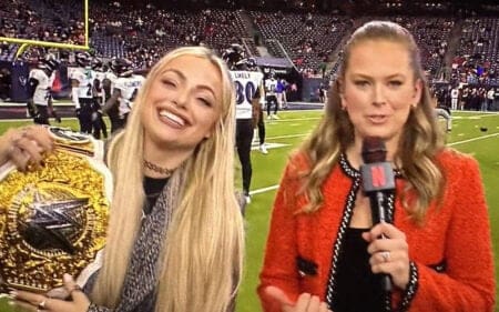 Liv Morgan Throws Her Support Behind the Ravens at NFL Christmas Gameday