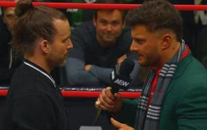 MJF Mocks Adam Cole & Britt Baker’s Breakup During 12/21 AEW Collision MJF Mocks Adam Cole & Britt Baker's Breakup During 12/21 AEW Collision