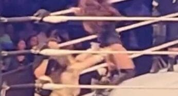 Nikki Cross Bites Scarlett Bordeaux's Rear End When Attempting Stink Face at WWE MSG Live Event