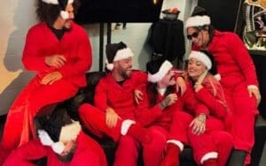 The Judgment Day Celebrates Christmas in Matching Outfits Despite Growing Tensions