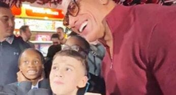 The Rock Spreads Christmas Joy by Giving Away Toys at Hamleys in London