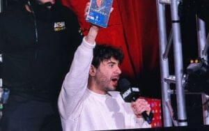 Tony Khan Receives Timecop DVD from Santa Claus During AEW Collision Tapings