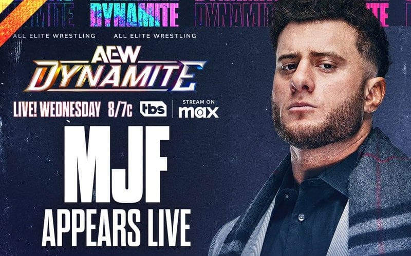 MJF Set to Appear Live on AEW Dynamite After Declaring His Quest for Redemption