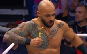 Ricochet’s Attempt To Use Scissors In Assault Interrupted By Swerve Strickland During 1/29 AEW Dynamite Ricochet's Attempt To Use Scissors In Assault Interrupted By Swerve Strickland During 1/29 AEW Dynamite