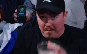 Shane Gillis Chugs a Beer at Ringside During WWE SmackDown in Austin, Texas Shane Gillis Chugs a Beer at Ringside During WWE SmackDown in Austin, Texas