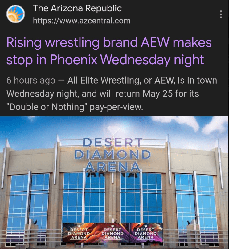 AEW Double or Nothing 2025 Location Possibly Leaked