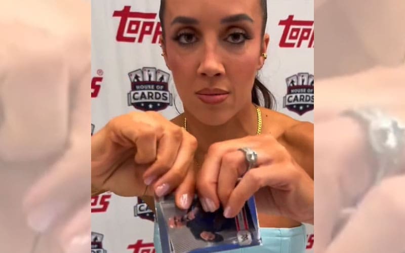 Chelsea Green Destroys Adam Pearce WWE Trading Card in Protest