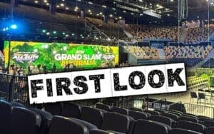 First Look at AEW Grand Slam: Australia Setup Inside Brisbane Entertainment Centre