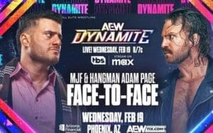 MJF & Hangman Page Face-to-Face & More Set for February 19 AEW Dynamite MJF & Hangman Page Face-to-Face & More Set for February 19 AEW Dynamite