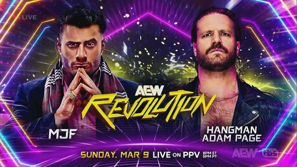 MJF vs Hangman Page Added At AEW Revolution 2025 During 2/19 Dynamite