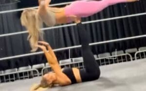 Trish Stratus & Tiffany Stratton Team Up for Yoga Before WWE Elimination Chamber Match