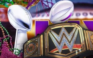WWE & NFL Team Up for Custom Super Bowl 59 Championship Belt WWE & NFL Team Up for Custom Super Bowl 59 Championship Belt