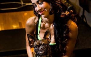 AJ Lee Reveals First Look at Limited-Edition Larry the Dog Action Figure
