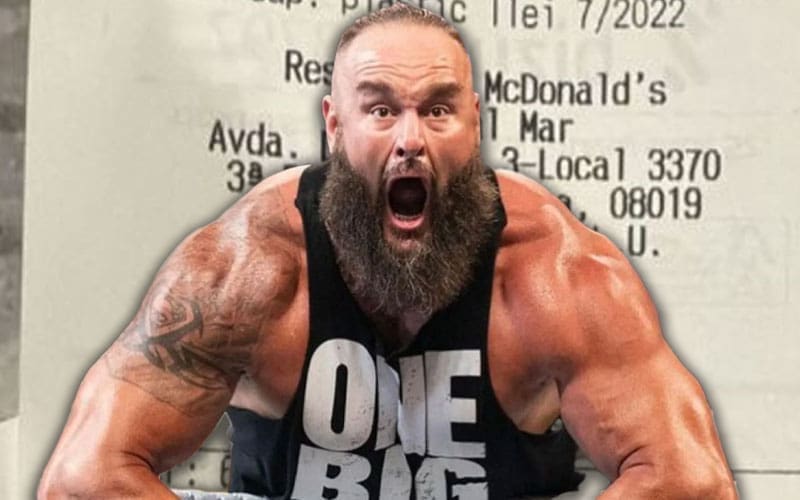 Braun Strowman Flexes Insane McDonald’s Order in Barcelona