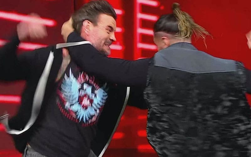 CM Punk’s Unhinged Promo at The Rock and John Cena Leads To Brawl With Seth Rollins