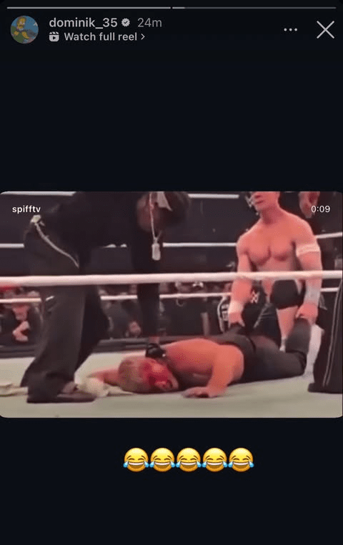 Dominik Mysterio Laughs at Travis Scott Legitimately Hitting Cody Rhodes