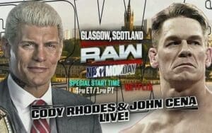 John Cena & Cody Rhodes Advertised for Loaded Card on March 24 WWE RAW in Scotland John Cena & Cody Rhodes Advertised for Loaded Card on March 24 WWE RAW in Scotland