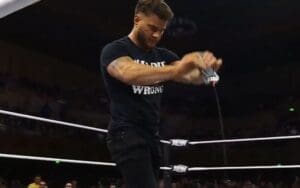 MJF Tries to Set Hangman Page on Fire in Shocking AEW Dynamite Attack MJF Tries to Set Hangman Page on Fire in Shocking AEW Dynamite Attack