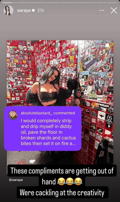 Saraya Responds to Fan’s Extreme Desire to Catch a Fart on a Bad Connection