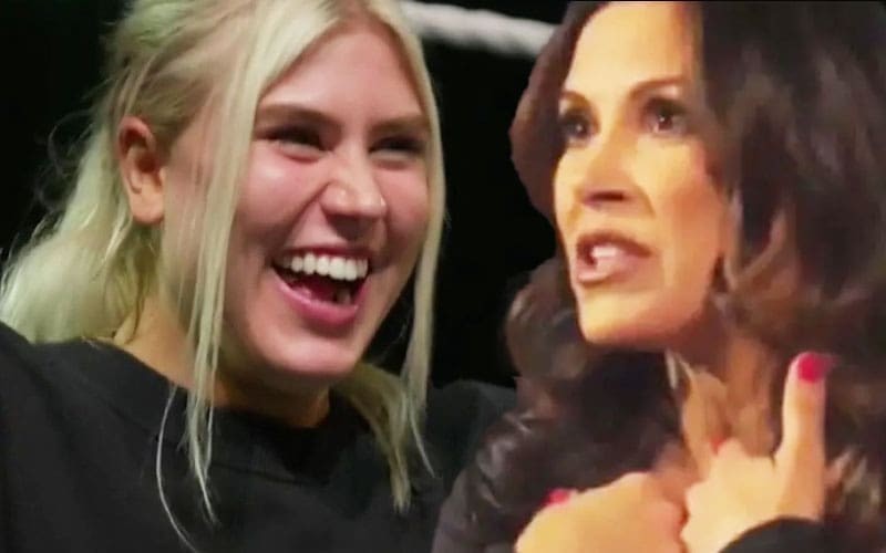 Zena Sterling Mocks Mickie James’ Criticism with Hilarious Full-Body Gear Reveal