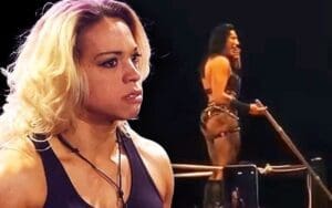 Zoey Stark Calls Out Rhea Ripley After Risqué Kendo Stick Moment at WWE Live Event