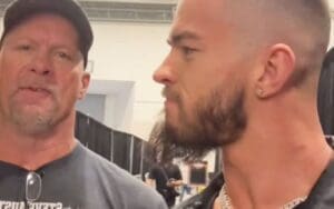 Austin Theory Impersonates Steve Austin — Gets Roasted by the Real Deal at WWE World Austin Theory Impersonates Steve Austin — Gets Roasted by the Real Deal at WWE World