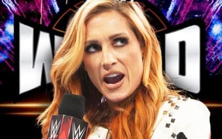 Becky Lynch Spotted on WWE World Banner Amid Absence from Television Becky Lynch Spotted on WWE World Banner Amid Absence from Television