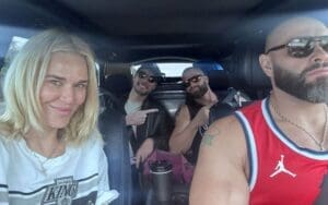 CJ Perry Posts “Road Trip” Photo After SmackDown, Fuels Rusev WrestleMania Speculation CJ Perry Posts “Road Trip” Photo After SmackDown, Fuels Rusev WrestleMania Speculation
