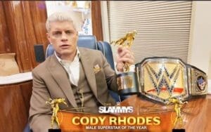 Cody Rhodes Wins Male Superstar of the Year at 2025 Slammy Awards