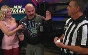 Dax Harwood Pays $10K Fine After Shoving Referee on AEW Collision