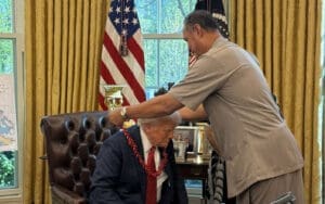 Donald Trump Receives Ula Fala Ceremony Honor as White House Official Calls Him “Tribal Chief”