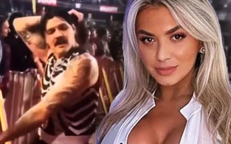 Footage Shows OnlyFans Model Morgan Moore Also Tried to Grab Dominik Mysterio at WWE Event